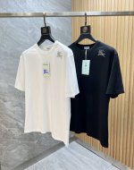 burberry 巴宝莉 2025年春夏新品上新 三标齐全 丝光棉圆领短袖T恤 好货不用过多介绍 看细节 专柜码数：M-Xxxl 175 140建议L