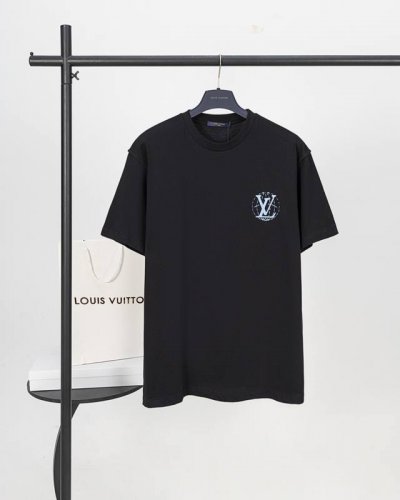 顶级版本.官网品质 Louis Vuitton*路易威登 Lv 菲董设计秀场员工服短袖T恤 采用原板独家定制260克32支双莎纯棉面料 质感非常柔软舒服 100
