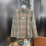 长期款上新220 【纯原臻品 】【顶级原版复刻】 burberry/巴宝莉25Ss新款经典款小格子衬衫 格纹拼接设计 春夏推荐 男女同款 单独定染定织100支高