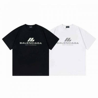 p70#M327 balenciaga巴黎世家胸前字母Ib Logo印花短袖 宽松版型 采用260克精梳棉双纱 从面料到辅料全部三标齐全跟足Zp 进口松井公司浆