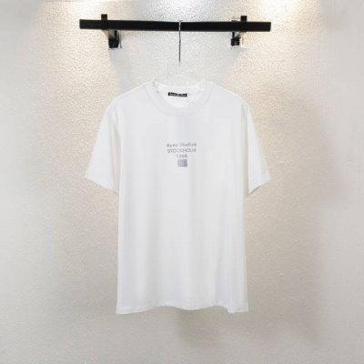 款号C33 顶级版本 Acne Studios 25Ss 镭射小标印花 经典Logo印花T恤男女纯棉重磅280克 今年很火的一款镭射印花短袖 经典的小Logo