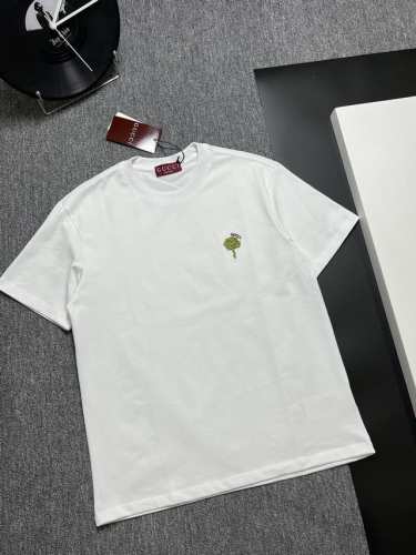 Gucci 25S夏款 颜色 黑色 白色 尺码 S M L Xl 前绣花 280G精梳紧密棉 高品质 男女同款