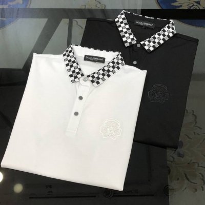 Dg 杜嘉班纳2025春夏新款原单男士翻领polo衫短袖T恤 高端定制 简洁时尚百搭爆款印胶刺绣Logo图案设计 定制进口丝光珠地棉面料 穿着舒适 透气 档次高
