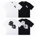 顶级版本 Stussy斯图西 Ss25新品Shakers Tee pigment Dyed背后色子皇冠骰子图案Logo印花美式文化涂鸦街头Cleanfit高街西