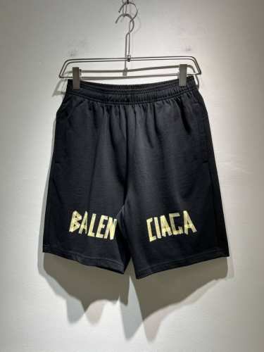 balencia*巴黎*家2025春夏新款男女同款休闲抽绳短裤，男女同款运动休闲短裤五分裤！贸易公司渠道稀出，同步官网发售！春夏系列情侣短裤上线，此款短裤甄选客