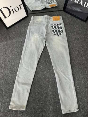 款号K109 Dior迪奥Ss 秋冬新款牛仔裤 只做精品 看面料 看做工 看细节 原厂原布原洗水！进口原版水洗弹力面料进口原版水洗弹力水洗面料，弱饱和度的中灰色