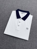 p220 Chanel/香奈儿男士短袖Polo衫，高端洋行渠道货，重磅级臻品，Ins人气爆棚款！ 极具小香气质的一款Polo衫，辨识度极高，胸前标签化双C标成为