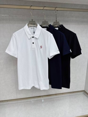 蒙口 2025Ss春夏最新款短袖polo 手感柔软 穿着舒适 做工精细.上身效果无敌帅气 码数 M-3Xl