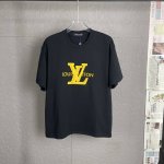 C05 lv 路易25Ss 300克重早春新款胶膜发泡字母Logo印花短袖轻奢主义 男女日常通勤穿搭必备单品正确版本欢迎对比详细特征 100%纯棉双纱汗布面料