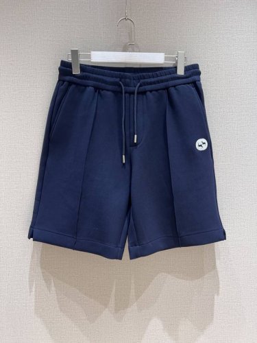 gu 男士五分棉质纯色短裤