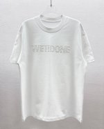 Welldon we11珍珠Logo字母 300克全棉双股精纱面料 宽松 S版型裁剪 符合当下的潮流审美 大大地 一件包容性强 随意上身就能轻松凹出造型 男女同