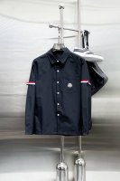 蒙口 2025春季Ss新款男士长袖衬衫，数码印花定位，高端版本衬衣！专柜定制面料 透气舒适度高，细节无可挑剔，品牌元素设计理念，体现高品质。手感细腻柔软！呈现休