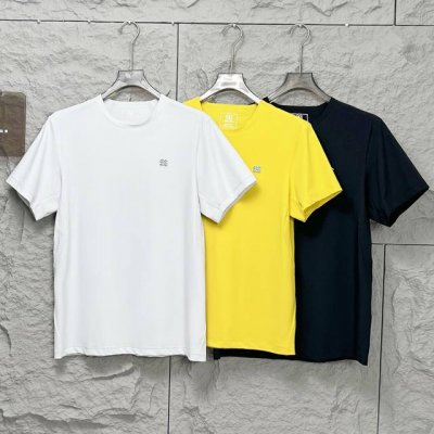 供 Kolon Sport可隆夏男士圆B1173领短袖吸湿速干T恤防晒 Upf70+弹性上衣 款号：8 51 颜色：原子灰 磐基黄 曜夜黑 尺码：M-4Xl