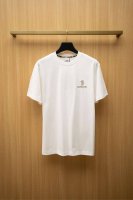 2025Bbr最新款T恤 蛇年限定字母刺绣Logo设计 顶级纯棉面料 正常版型 白色 尺码：S~Xxl