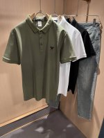 Arman阿*尼2025春夏新款男士休闲短袖polo衫 原单代工厂p订单 胸前标志Logo刺绣设计 简洁的设计精致优雅 令人叹服 定制原版专属珠地棉面料 手感柔
