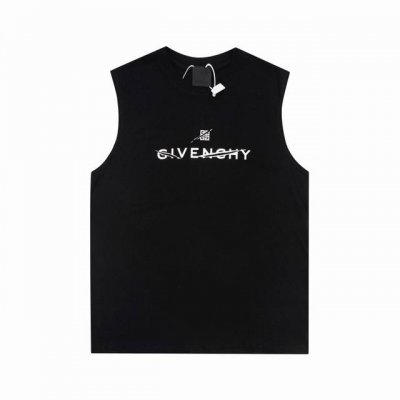 givenchy 纪梵希 无袖背心男女同款爪痕印花宽松上衣运动休闲汗衫 面料 240克双纱高密度纯棉面料 - 工艺: 整件衣服采用精密压花工艺 - 男女同款均可