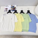 独家款 Rl 25Ss 春夏最新款圆领针织衫日常必备款 永不过时的时尚元素 Logo刺绣精致大牌 休闲也高级 针织的品质感T恤是望尘莫及的 搭配牛仔裤约会逛街都