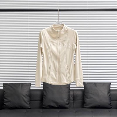 工厂p直供 Lululemon丨露露乐檬Define立领纯色瑜伽服 配色：白蛋白 尺码：2 4 6 8 10 12