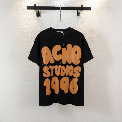 款号C32 顶级版本 Acne Studios 25Ss 重工涂鸦印花Logot恤男女纯棉重磅280克 非常重工一款印花也是采用康丽印花 质感无敌 日常百搭 高