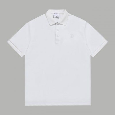 顶级版本 区别通货 款式：巴宝莉Bur同色Tb刺绣立领polo 颜色：图片色 尺码：S-Xxl 面料：高克重提花精梳棉 辅料：全套定制辅料 无性别区分 男女同款