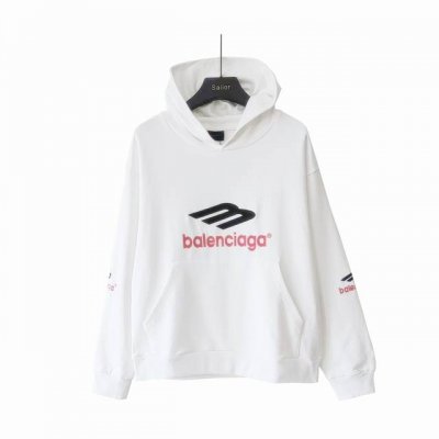 实拍细节图+尺码表 Balenciaga 巴黎世家 大M3M刺绣连帽卫衣 刺绣区分：田岛的机器就是牛 九万针的刺绣 细节满满 有在还原正品细节真的是用尽心机 面
