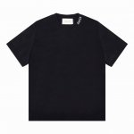 gucci古驰净版领口Logo提花圆领针织T恤 颜色 黑色 码数 M L Xl Xxl