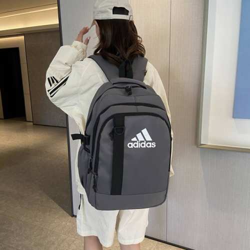 Adidas阿迪达斯 男女同款街头潮流休闲双肩包时尚百搭大容量运动背包电脑包高中大学生书包 尺寸:46×31×23