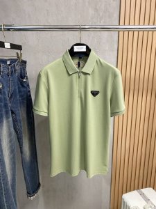 新品上市 普拉达 Ss夏季新款字母Logo男士翻领polo衫 经典商务男款 高端男装的天花板级别的商务男款 简约时尚大气不失优雅 单穿内搭体面过人 品质控 细节