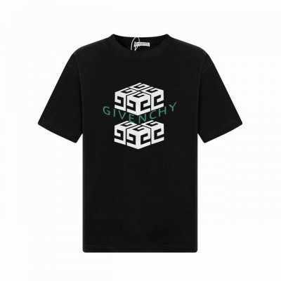 纪梵希 25Ss高版全新做法3D双重工艺，立体硅胶+立体反光材质重工艺形成的Logo圆领短袖T恤。 定制240克同缸染面料 手感非常舒服 春夏最新砖柜同步 Os