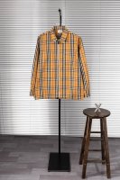 特价 剩S20 M18 L15 Xl22 款号X05 高版本 巴宝莉 Bbr 小怪兽印花格纹工装夹克外套 黑色怪物元素对比格纹 情侣款 专柜同步 全套包装 轻奢