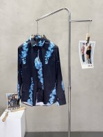 Givenchy纪梵希独家专供新款男士休闲衬衫 高端定制 高端版本 时尚百搭爆款进口面料 手感超柔软细腻 穿着亲肤舒适 高端精品 代工厂p精细做工 上身非常赞