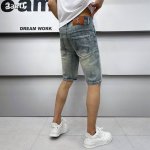 潮流新款短裤Ysl夏季洗水牛仔裤中裤 经典复古洗水工艺，五分短裤版型尽显高级质感，面料微弹力柔软舒适！修身版型设计非常好搭配！码数28 38 ！