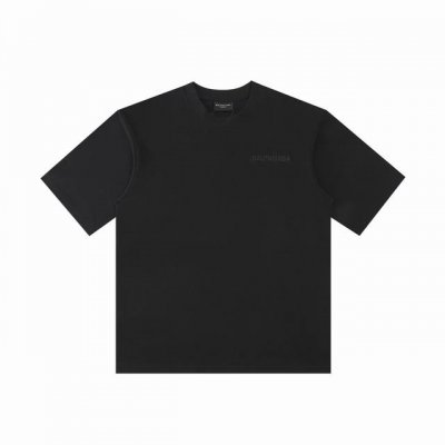 款M37 巴黎 顶品自观！Balenciaga巴黎世家刺绣标语短袖T恤 正确版型Xs起 巴黎专用十字螺纹 面料：定制定染260克单纱精梳棉，采用23S精梳赛络纺