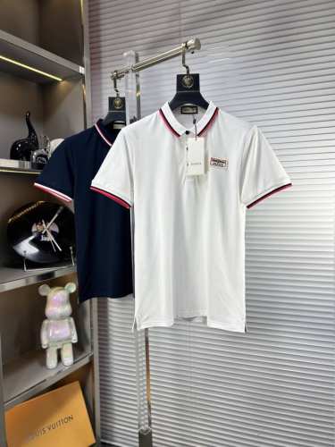 Gucc*古奇 Ss25早春新款翻领Polo衫 高品质珠地棉材质 雍容华贵的品牌风格，客供进口面料 做出来的衬衫也是版型垂顺挺括，并且还抗皱抗起球，贴身穿着也是