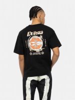 上新， Evisu福神2025新款男士小麦樱花达摩海鸥短袖 颜色：黑 尺码：S-Xxl S码 肩宽44 胸围96 衣长68 适合身材100-120斤 M码 肩宽