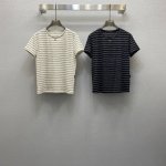 Fe*25Ss 条纹亚麻棉圆领百搭T恤 高级面料 颜色:图片2色 面料 亚麻棉条纹面料 Smlxl