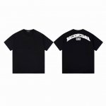 款M 巴黎世家双B短袖120 Balenciaga 24Fw 巴黎世家后背双B立体贴布刺绣大字母Logo短袖 精选高精度 G双纱面料 清爽丝滑透气 告别厚重感
