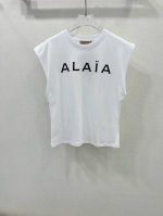 Alai*25新款无袖上衣 采用100%棉 时髦小领口设计摩登造型破屏而出修饰肩型比例利落塑造直角肩 微廓版型佰搭不挑人立体有型瞬间纸片人效果可内搭可单穿 夏季