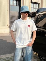 Moncle *蒙家 2025春夏新款男女同情侣款休闲宽松棉质圆领短袖T恤衫！贸易公司渠道稀出，同步官网发售 ！ 2025春夏最新系列，经典时尚设计元素，为全新