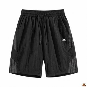 阿迪达斯 独家实拍上新夏季高品质三条杠速干条纹拼接五分短裤运动休闲速干宽松百搭松紧腰裤短裤，本季主打，货源充足，放心主推，高端品质，经典设计，做工出色，经典百搭