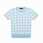 顶级品质 款号：Ds215# 全年不下架 拉夫劳伦Ralph Lauren格子提花基础小马刺绣Logo针织圆领短袖 拉夫劳伦Ralph Lauren四季百搭女神