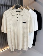 P230 Loro Piana诺悠翩雅 2025早春男士最新的贸易订单翻领针织短袖T恤，全品相！！上身舒适透气，不僵硬，整体有着丰富的立体感，品质出口订单，胸前