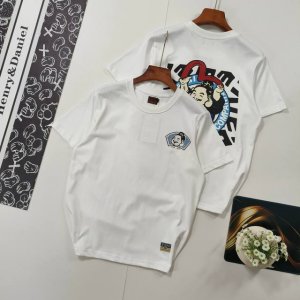 尺码S-2Xl掌柜推荐 evisu福神2025新款男士笑脸达摩佛头海鸥字母短袖T恤 evisu是一个源于日本的高端潮流品牌 于1991年在日本大阪创立 Evis