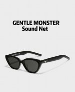 Sound Net Gentle Monster太阳镜 墨镜 出行必备原单级别蔡司镜片 专柜品质细节 随意对比 微微向上的猫型框型搭配镜腿的金属星星标识 复古又