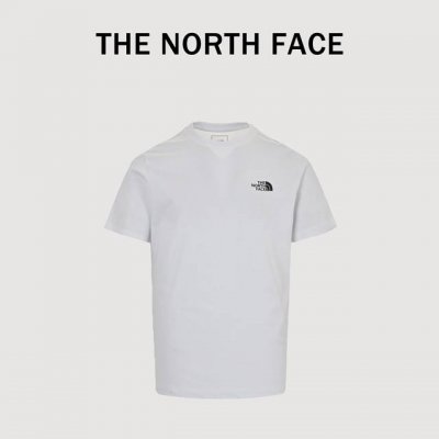 thenorthface 北面 夏季新款经典小标印花 短袖T恤 领标采用同步印刷领标区别通货缝纫领标面料采用260G50支双纱面料舒适有质感全身印花采用进口原浆