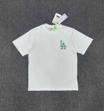 Xx372 Mlb洋基队Ny后背棋盘格Logo简约纯棉T恤 情侣款：Ｓ Xxl 白色 黑色 蓝色