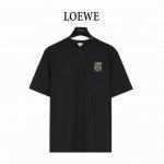 loewe 罗意威 25Ss 徽标撞色字母刺绣短袖T恤 官方同步 1:1原版开模 时尚个性 胸口简约徽标字母Logo刺绣 百搭潮流 纯原品质 原版洗水面料 吊牌