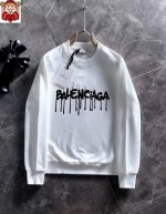 直 品牌 Balenciaga巴黎世家 胖子福音 2025Ss秋款最新款长袖圆领卫衣，官网同步发售 清爽透气 采用顶极天丝罗马 舒适柔软 3D立体清晰 时尚感超