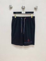 蒙口 三标齐全 2025夏季新款男士休闲短裤 高级定制面料透气面料 透气弹力舒适度极高 细节无可挑剔 顶级辅料配备 原版Logo设计理念 手感细腻柔软 上身版型