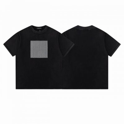 款M99 巴黎 Balenciga 巴黎世家 24Ss春季做旧反面穿复古风字母印花T恤 标准的印花技术，最新反穿潮流视觉 纯棉柔软面料，对色定染面料，面料采用2